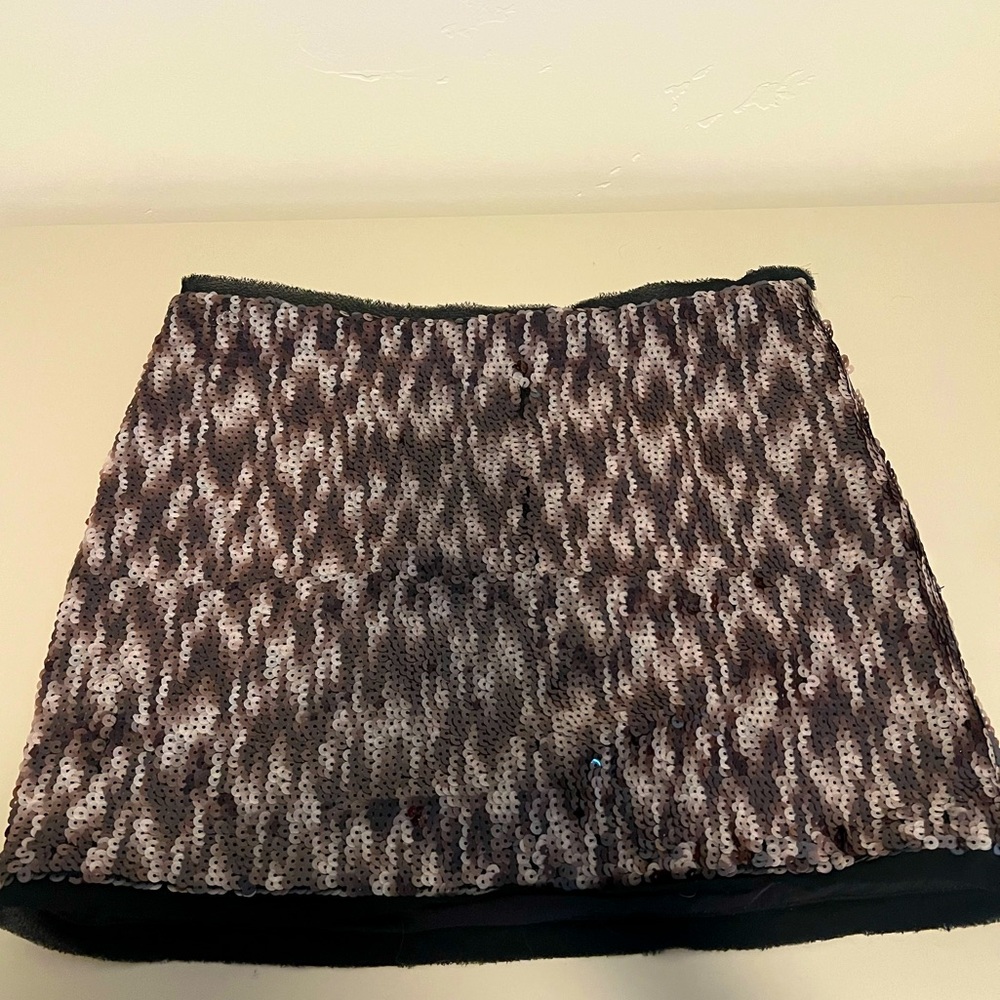 Rachel Roy sequin mini skirt